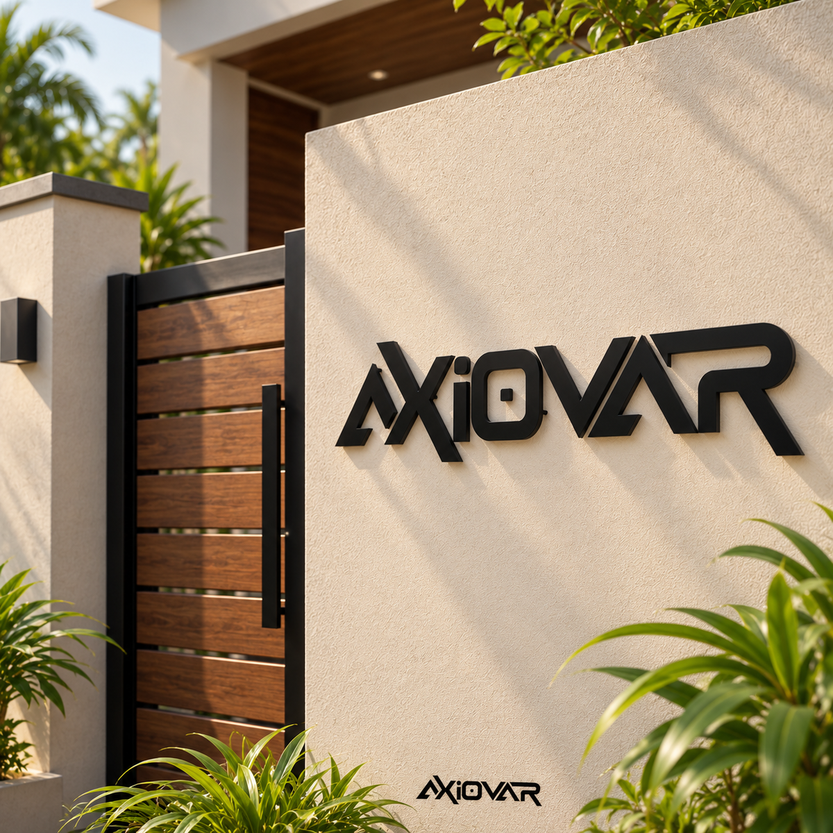Customised Metal Name Board for Home Entrance