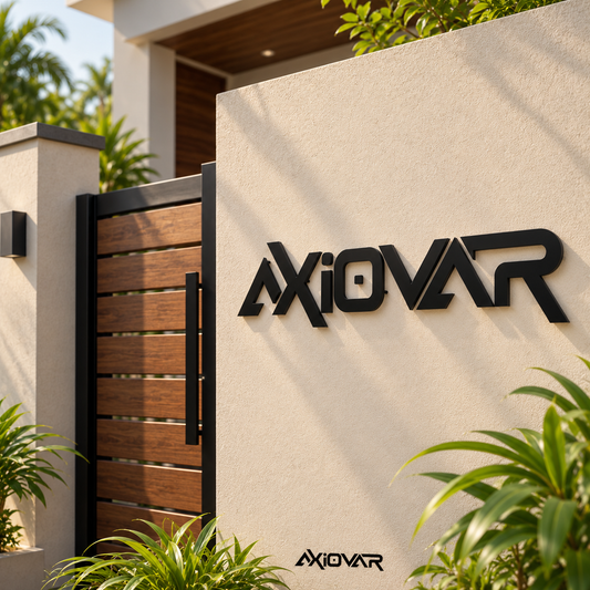 Customised Metal Name Board for Home Entrance