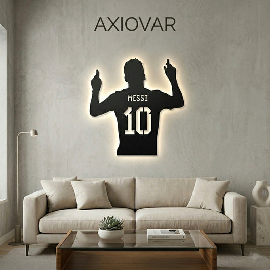 Lionel Messi LED Wall Decor (Black)
